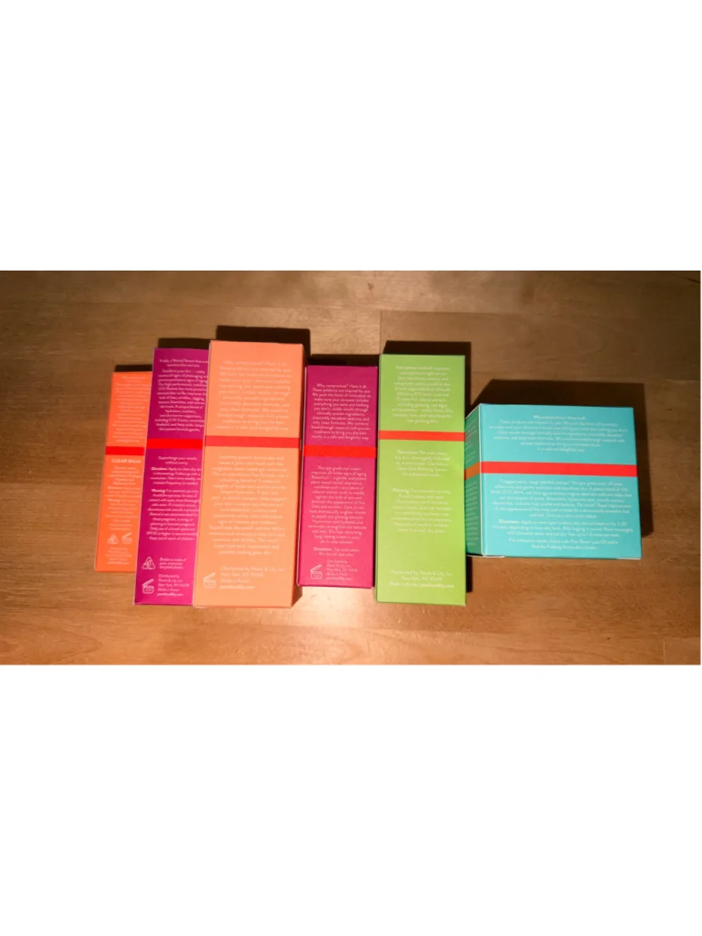 New Women's Peach & Lily 6 Products